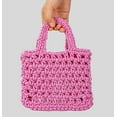 thumbnail image 4 of Kukuzhu Crochet Knit Purse for Women Mesh Cotton Rope Tote Bag Summer Handwoven Handbag Beach Vacation Hobo Bag for Women, 4 of 7