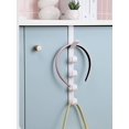 thumbnail image 2 of 1pc Solid Plastic Door Hook, Modern Non Perforated Strong Hanger Rack, Suitable For Home Use, 2 of 4