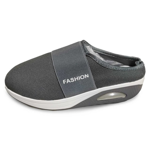 Dsscvnef Women's Summer Fashion Solid Color Fine Mesh Wrapped Toe Slippers Comfortable Non Slip Beach Slippers