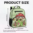 thumbnail image 7 of Jeiento Frog Kids Toddler Backpack for Preschool, Mushroom 13.5 Inch Lightweight School Bag for 2-5 Year Old, Bookbag with 2 Front & 2 Mesh Side Pockets, Green, 7 of 7
