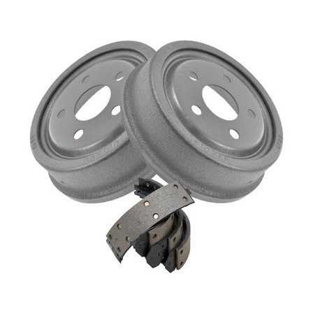 Rear Brake Drum and Brake Shoe Kit - Compatible with 1985 - 2002 Chevy Cavalier 1986 1987 1988 1989 1990 1991 1992 1993 1994 1995 1996 1997 1998 1999 2000 2001