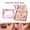 B   Rosy Dusk, variant on Julystar All-in-One Baking Face Palette, marble-pattern blush, contour, highlighter, and eyeshadow palette, perfect for everyday wear and all kinds of party looks