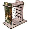 thumbnail image 6 of Rush Creek Creations 14 Fishing Rod Rack with 4 Utility Box Storage Capacity & Dual Rod Clips - Features a Sleek Design & Wire Racking System, 6 of 8