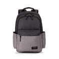thumbnail image 1 of SWISSGEAR Daypack Backpack with Padded Shoulder Straps & Padded Airflow Back Panel, 18 Inch, Black/Gray, 1 of 6