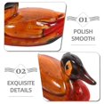 thumbnail image 2 of 8 Pairs Mandarin Duck Statue Ornament Decorative Resin Hand Carved Miniature Mandarin Duck Figurine for Home Offices Decors, 2 of 4