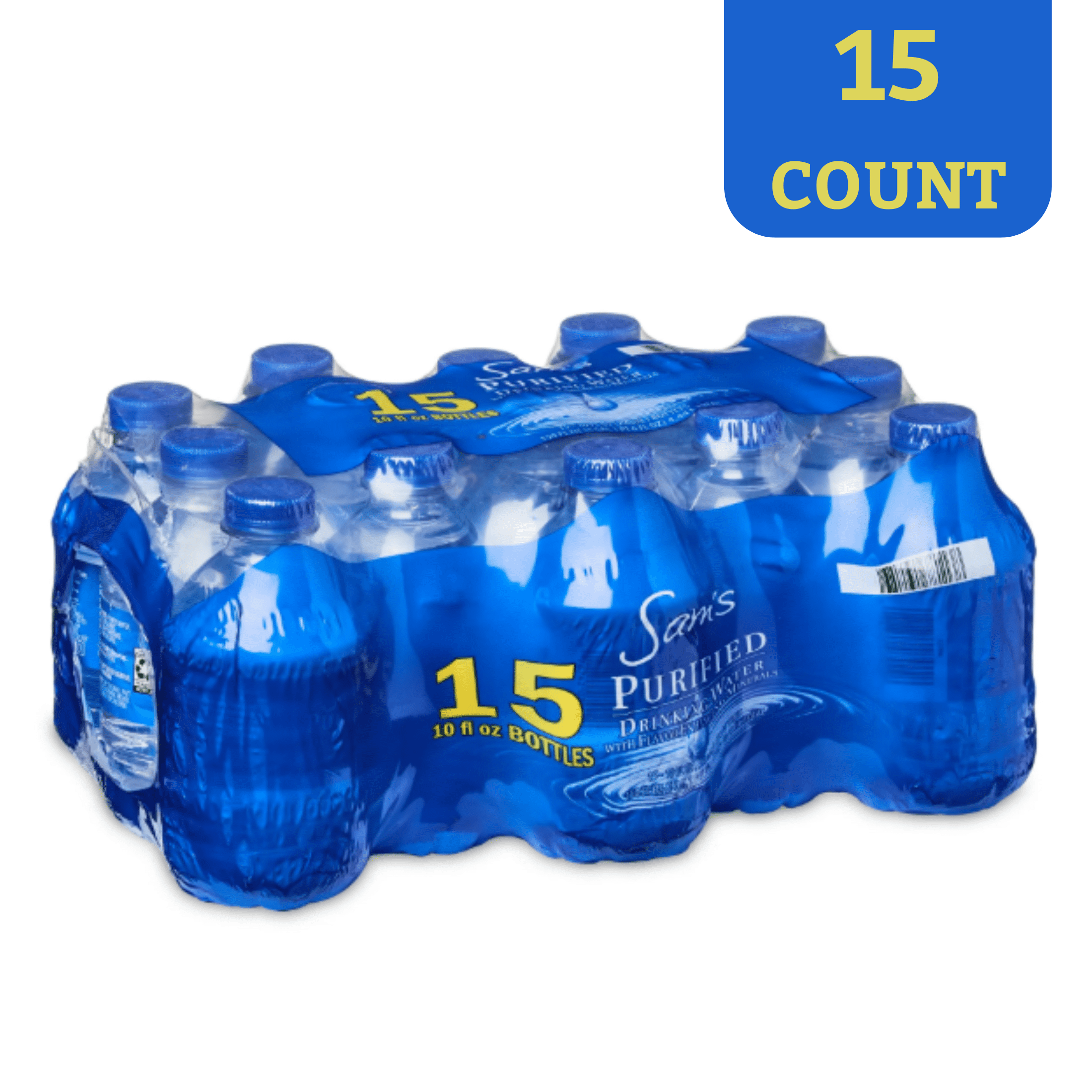 Sam's Purified Drinking Water, 10 fl oz, 15 Count