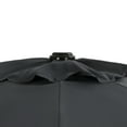 thumbnail image 6 of Bluewave Island Lanai 9-Ft Slate Grey Half Umbrella Polyester Canopy, 6 of 14
