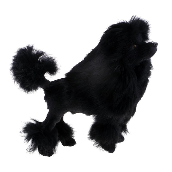 Simulación Caniche Modelo Perro Estatuillas Animal Miniatura Decoración Niños