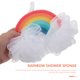 thumbnail image 3 of 2 esponjas de baño con diseño de arcoíris para ducha infantil., 3 of 8