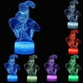 thumbnail image 2 of ATTOE 3D Illusion ATTOE Night Light Three Pattern 7 Color Change Decor Lamp Desk Table Night Light Lamp for Kids Children, 2 of 5