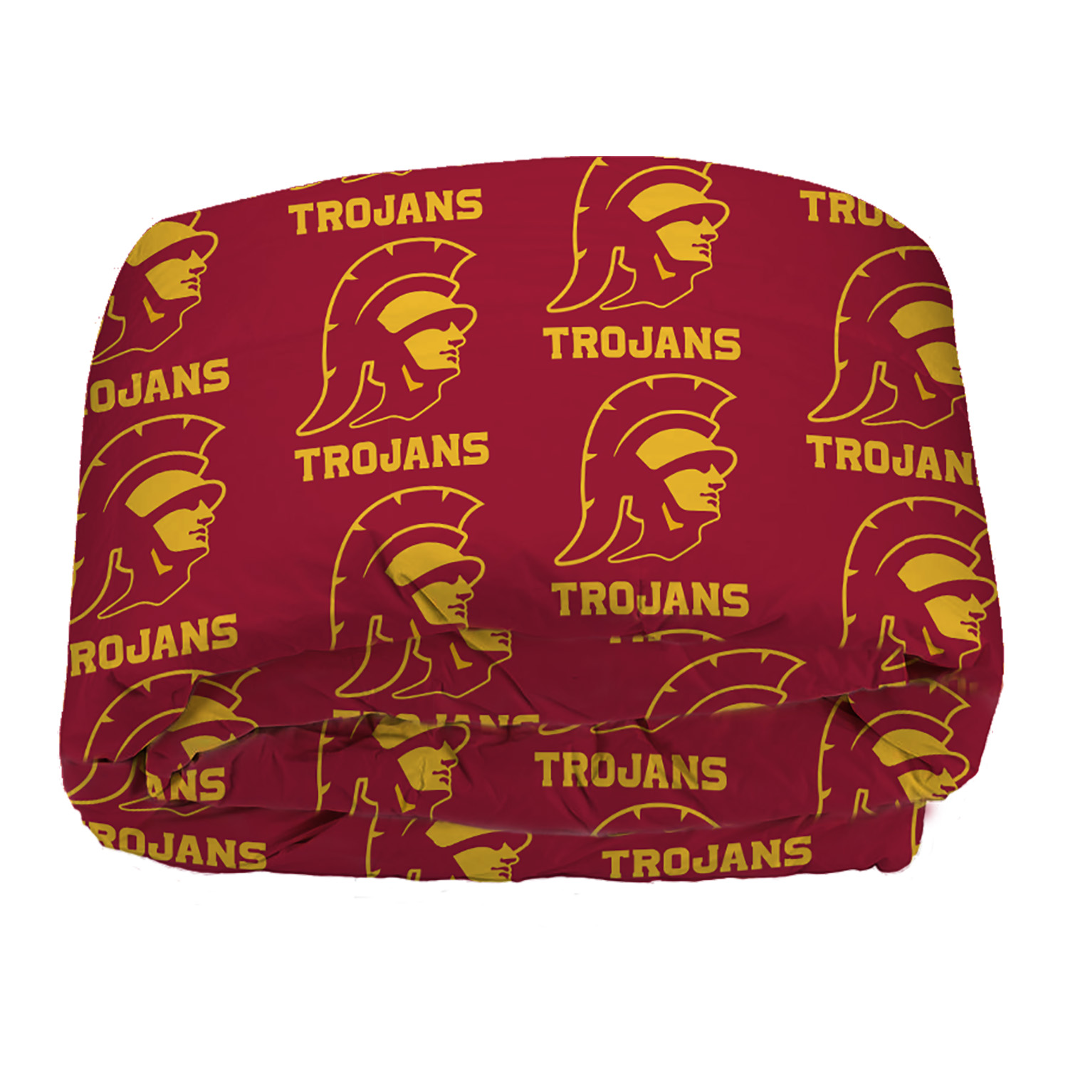 NCAA USC Trojans Bed in Bag Set, Full Size, Team Colors, 100% Polyester, 5 Piece Set