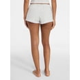 thumbnail image 3 of No Boundaries Single Jersey Lace Sleep Shorts, Women's XXS-3X, 3 of 5