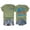 Army Green, variant on Womens She Loves Jesus And America Too Graphic T Shirt Crewneck Distressed American Flag Letter Print Front and Back Two Sided Christian 4th of July Patriotic Short Sleeve Shirt