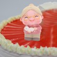 thumbnail image 6 of VORCOOL 1Pc Pink Elderly Woman Statue Cake Ornament Fine Detail Stable Birthday Decoration, 6 of 6