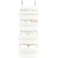 thumbnail image 1 of Organizador colgante Dahey Boho Nursery Storage, blanco, 4 bolsillos, 1 of 6