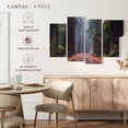 thumbnail image 5 of Elephant Stock Road To A Redwood Forest Wall Art - Horizontal Multi Panel Canvas - Living Room Wall Decor - Transportation Multi Panel - Orange And Brown Decor - 36" x 22", 5 of 8