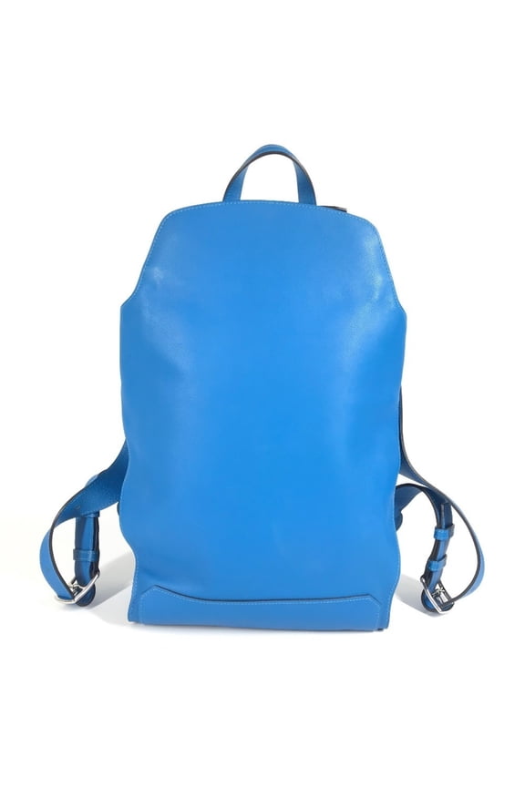 Pre-Owned HERMES City Bag 27 Backpack, Evercolor, Unisex, Blue Zanzibar (Good)