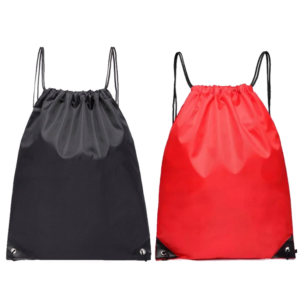 HUECLOSET Denim Rope String Gymsack Backpack 25KERO512 2 Pack Drawstring Backpack String Bag Sack Bag Cinch Gym Bag