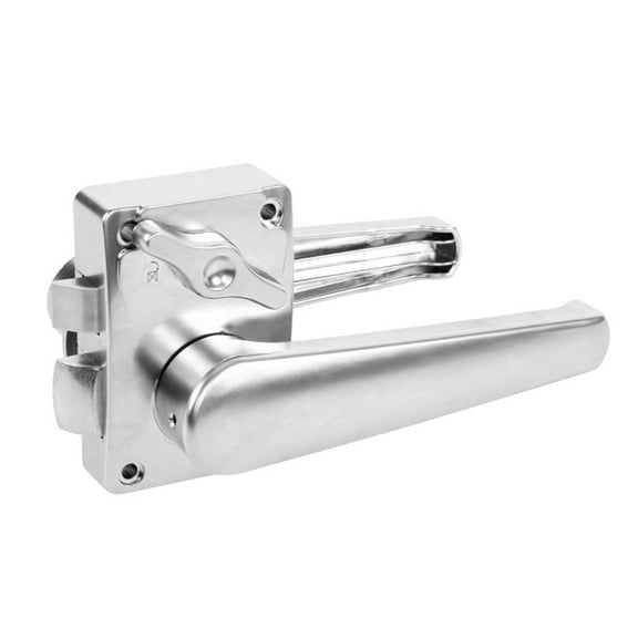 RV Door Lock Replacement Parts Yacht Coach Bathroom Door Latch with Handle Metal Door Lock