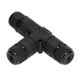 thumbnail image 3 of 2PCS Junction Box Connector T Type Tee Junction Box Connector IP68 Waterproof 450V 16A 9-12mm 3 Way Cable Connector, 3 of 8