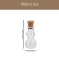 thumbnail image 4 of 5pcs Mini Glass Jars Small Wishing Bottles Decorative Tiny Glass Bottles for Crafts Charms and Projects, 4 of 6