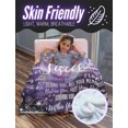 thumbnail image 5 of Zodiac Constellation Gifts for Women, Zodiac Sign Birthday Gift with Message Flannel Blanket Throws (50"x 60") - Pisces, 5 of 6
