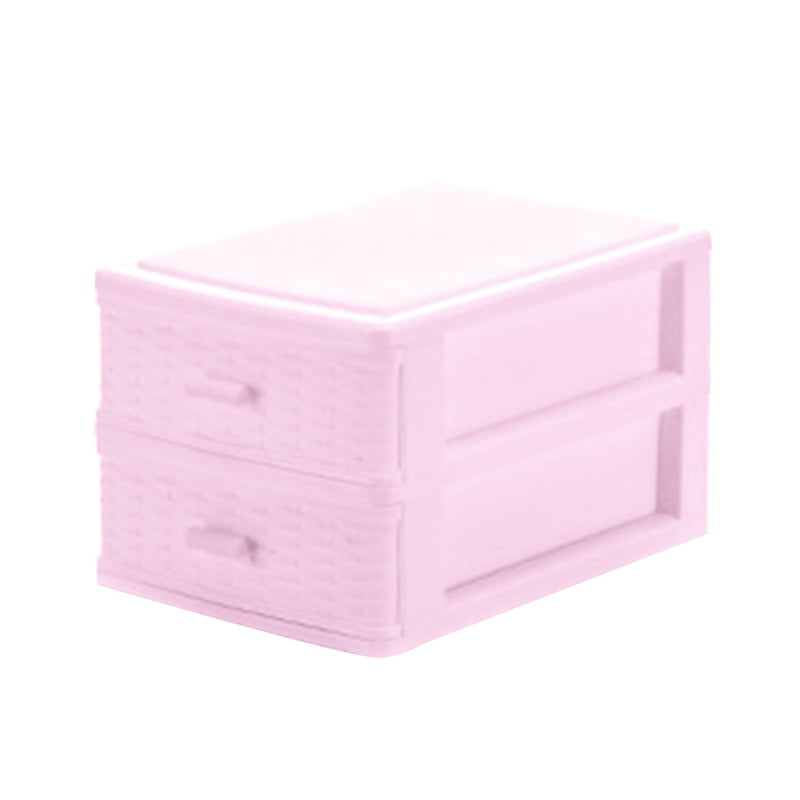 Jewelry Holder Organizer Mini Muti Layer Plastic Drawer Desktop Storage Box Case 