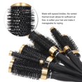 thumbnail image 3 of Brosse à Cheveux Ronde Thermique Ventilée No 3 - Outil de Coiffage Léger, Résistant à la Chaleur et Volumisant avec Poils Espacés pour Réduire les Frisottis, Masser le Cuir Chevelu et Faire Brillir les Cheveux - Manche Ergonomique Antidérapant, Idéal pour, 3 of 7