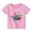 Pink, variant on ibiyuan Boys Shirts Size 10-12,Boy And Girl Fashion Casual Print Round Neck Loose Short Sleeve T Shirt Top