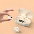 thumbnail image 4 of Open Ear Headphones Wireless Bluetooth 5.4 Earbuds with Earhooks Microphone,40H Playtime IPX7 Waterproof, Light Weight Comfortable Fit,Suitable for Workout Running - Beige, 4 of 7