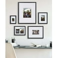 thumbnail image 6 of Kate and Laurel Gallery Transitional Frame Set, Set of 5, Black, Sophisticated Picture Frame Collage With Multiple Sizes Included, 6 of 7