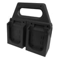 thumbnail image 2 of Portapilas negro ligero, práctico y resistente, portátil, para batería de 18 V, accesorios para espacio de trabajo, organizador portátil de 4, 2 of 8