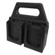 thumbnail image 2 of Portapilas negro ligero, práctico y resistente, portátil, para batería de 18 V, accesorios para espacio de trabajo, organizador portátil de 4, 2 of 8