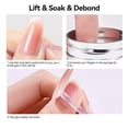 thumbnail image 3 of Removedor de pegamento para uñas, removedor de adhesivo para uñas postizas, removedor rápido de uñas postizas en 5 segundos, suave con las uñas, incluye herramientas, 80 ml, 3 of 4