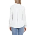 thumbnail image 3 of INSPIRE CHIC Button Down Collared Shirt for Women's Long Sleeve 2025 Business Casual Blouse Top XL White, 3 of 6
