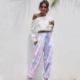 thumbnail image 3 of Mujer Pantalones holgados Pantalones deportivos casuales Joggers Pantalones Tinte fino Tie dye rosa S Zulema Pantalones holgados de mujer, 3 of 7