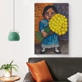 thumbnail image 4 of Diego Rivera 《Girl Holding Yellow Flowers》 Wall Art Prints Paintings Canvas Poster Wall Art Picture Painting Poster Canvas Print Posters Artworks Bedroom Living Room Decor 12x18inch(30x45cm), 4 of 6