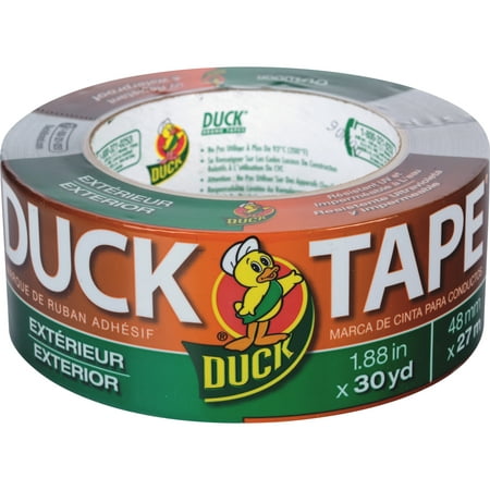 Duck Brand Brand Outdoor/Exterior Duct Tape, Gray, 1 / Roll