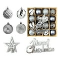 thumbnail image 2 of HWRETIE Christmas Ornament Set for Tree,Electroplated Plastic Painted Christmas Pendant Christmas Tree Decoration Gifts Home Doecor, 2 of 7