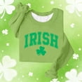 thumbnail image 4 of POTETI Womens St Patricks Day Shirt Long Sleeve Crew Neck Irish Shamrock Sweatshirts Tops, 4 of 5