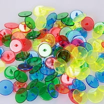 Pretyzoom 100Pcs Golf Accessories for Men Assorted Plastic Round Ball Markers