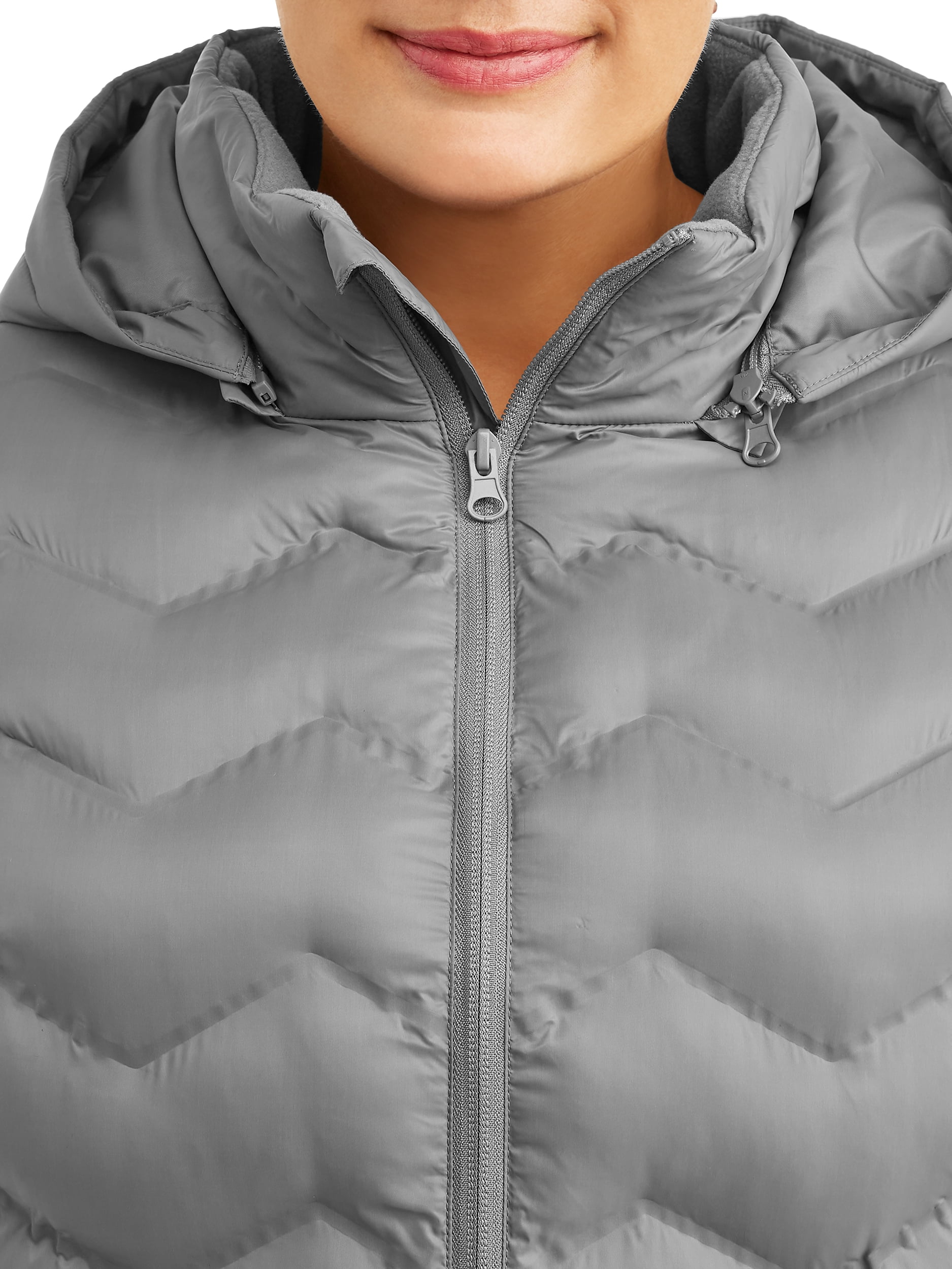 walmart plus size puffer coats