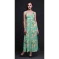 thumbnail image 3 of Bimba Floral Printed Adjustable Spaghetti Strap Long Maxi Dress Summer Beachwear-X-Small, 3 of 6