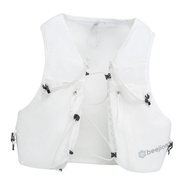 Mochila de hidratación para correr para hombres y mujeres, ideal para deportes al aire libre y escalada. Blanco