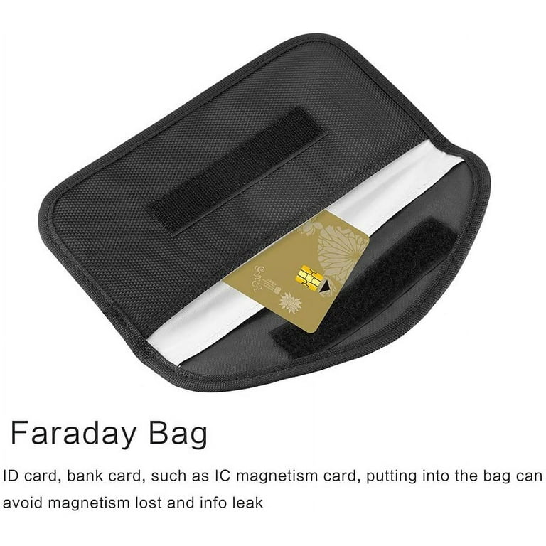 Deago Faraday Bags for Car Keys and Cell Phone, RFID Signal Blocking Key  Pouch Wallet, Anti-Tracking Anti Theft Car Protection, Cell Phone Signal