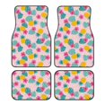 thumbnail image 1 of Honeii Pineapple And Leaves Print Car Foot Mat Four-Piece Set - Front & Rear Universal Car Floor Mats for SUVs, Trucks, Sedans, 1 of 7
