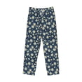 thumbnail image 4 of Xecao Daisy Floral B Men's Straight Lounge Pajama Pants: The Ultimate in Comfortable Sleepwear, 4 of 9