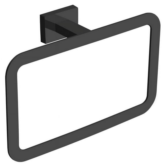 Nameeks Ncb57 General Hotel 8-9/10" Wall Mounted Towel Ring - Black