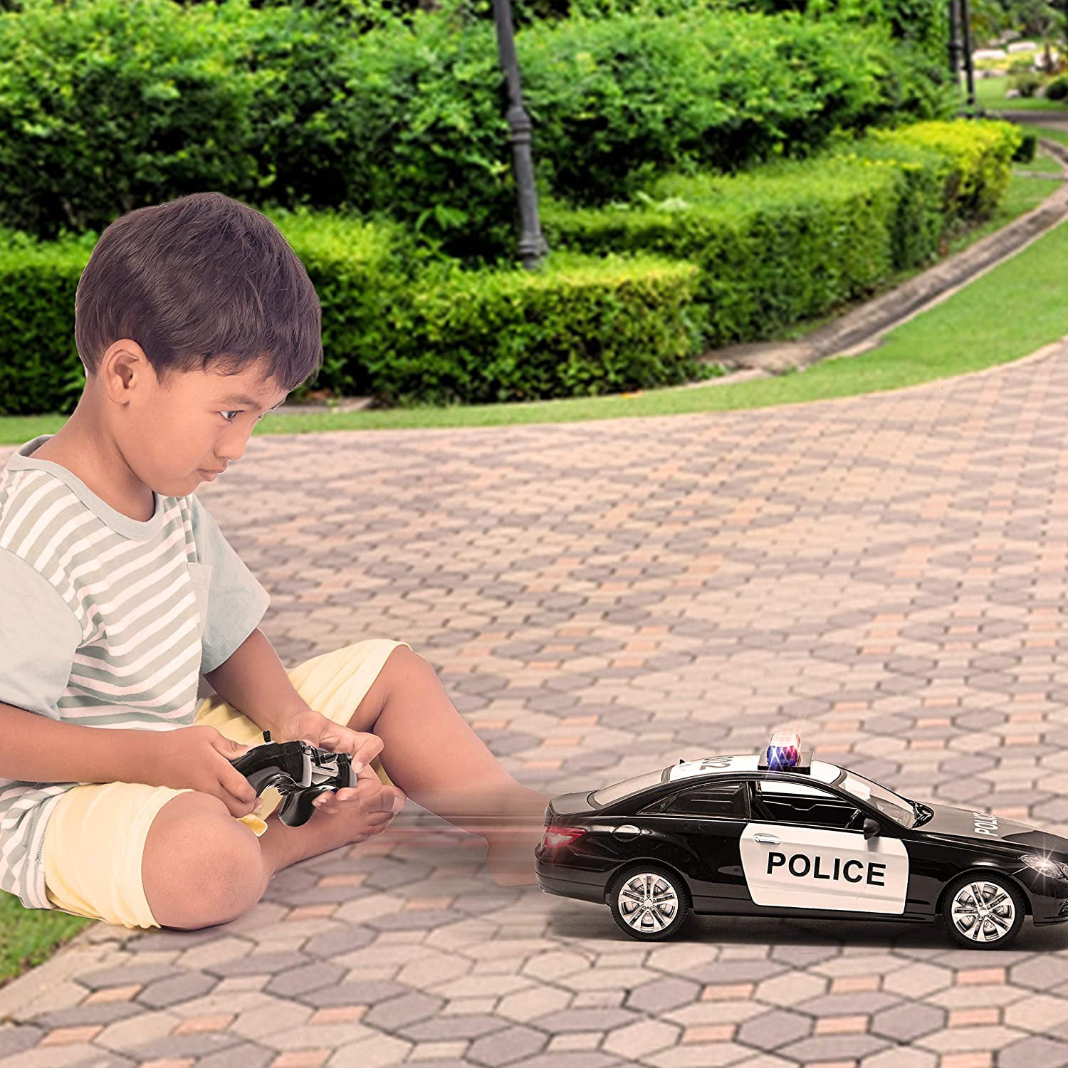 Remote Control Police Car with Lights And Siren RC Toys Radio Control 
