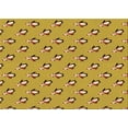 thumbnail image 1 of Ahgly Company Indoor Rectangle Patterned Saffron Yellow Area Rugs, 8' x 10', 1 of 6